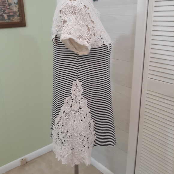 Anthro meadow rue crochet lace top blouse XS *5 - Picture 6 of 7